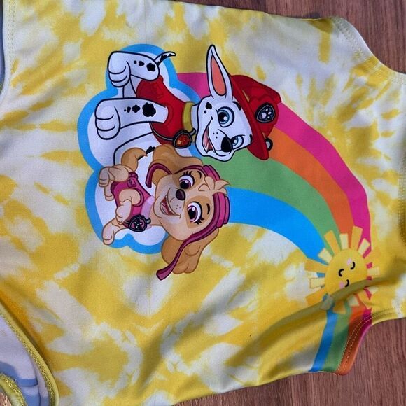 Swim suit Paw Patrol Yellow Marshall and Skye 4T - Picture 2 of 5
